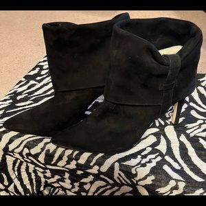 Calvin Klein black booties